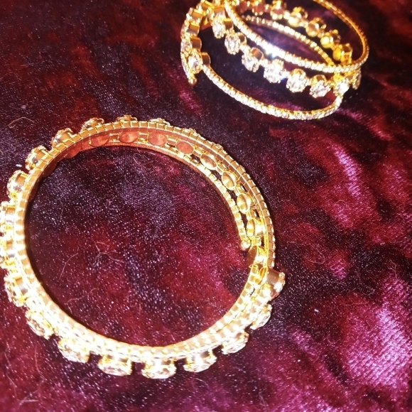 Bracelet set gold plated new - Picture 4 of 6